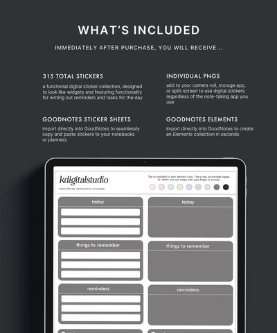 Pastel Reminder Widgets KDigitalStudio
