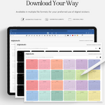 download mini calendars in multiple file formats