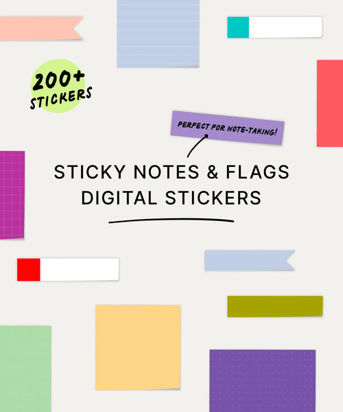 Sticky Note Digital Stickers