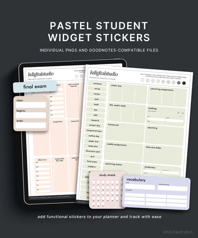 Pastel Student Widgets KDigitalStudio