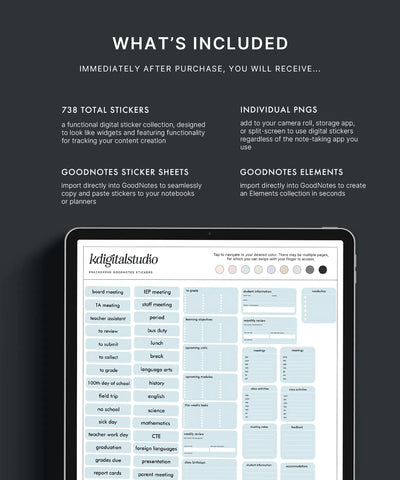 Pastel Teacher Widgets KDigitalStudio