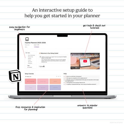2025-26 Teacher Digital Planner