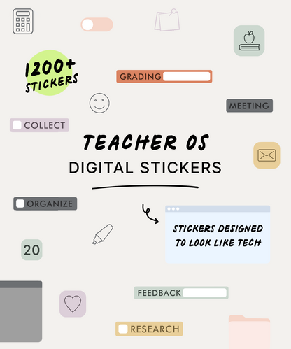 teacherOS Stickers