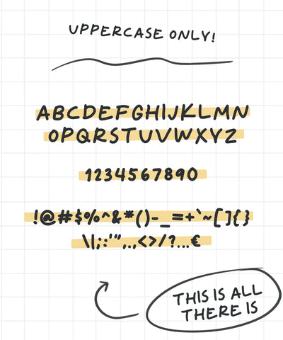 Joyful Notes Font KDigitalStudio