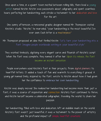 Kirstin Font KDigitalStudio