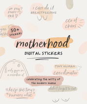Motherhood Digital Stickers