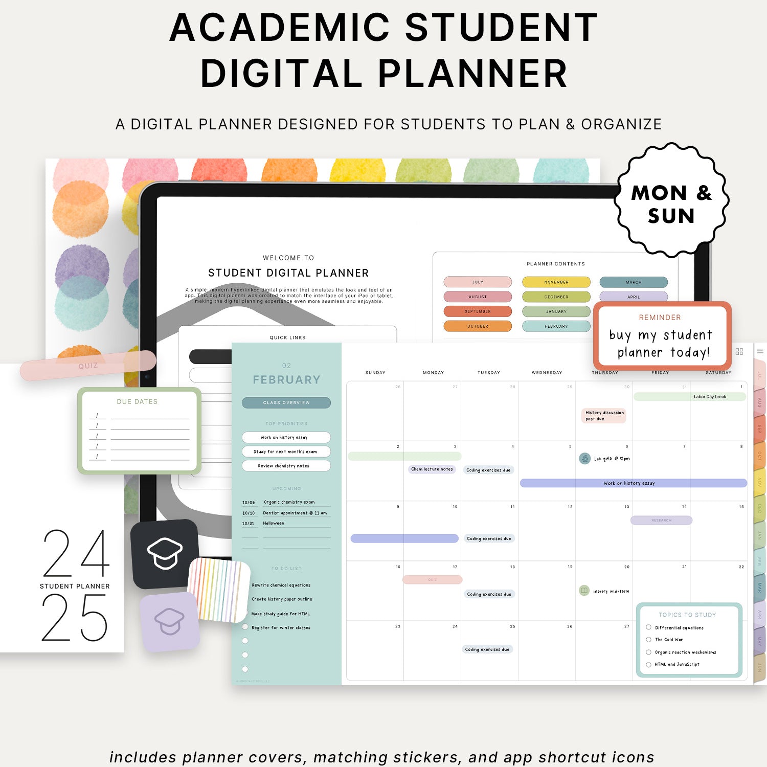 KDigitalStudio Digital Study Planner