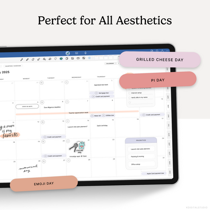 Wacky Holidays & Events (Rainbow) Digital Stickers