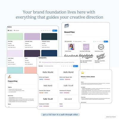 Creator Business Blueprint Notion System KDigitalStudio