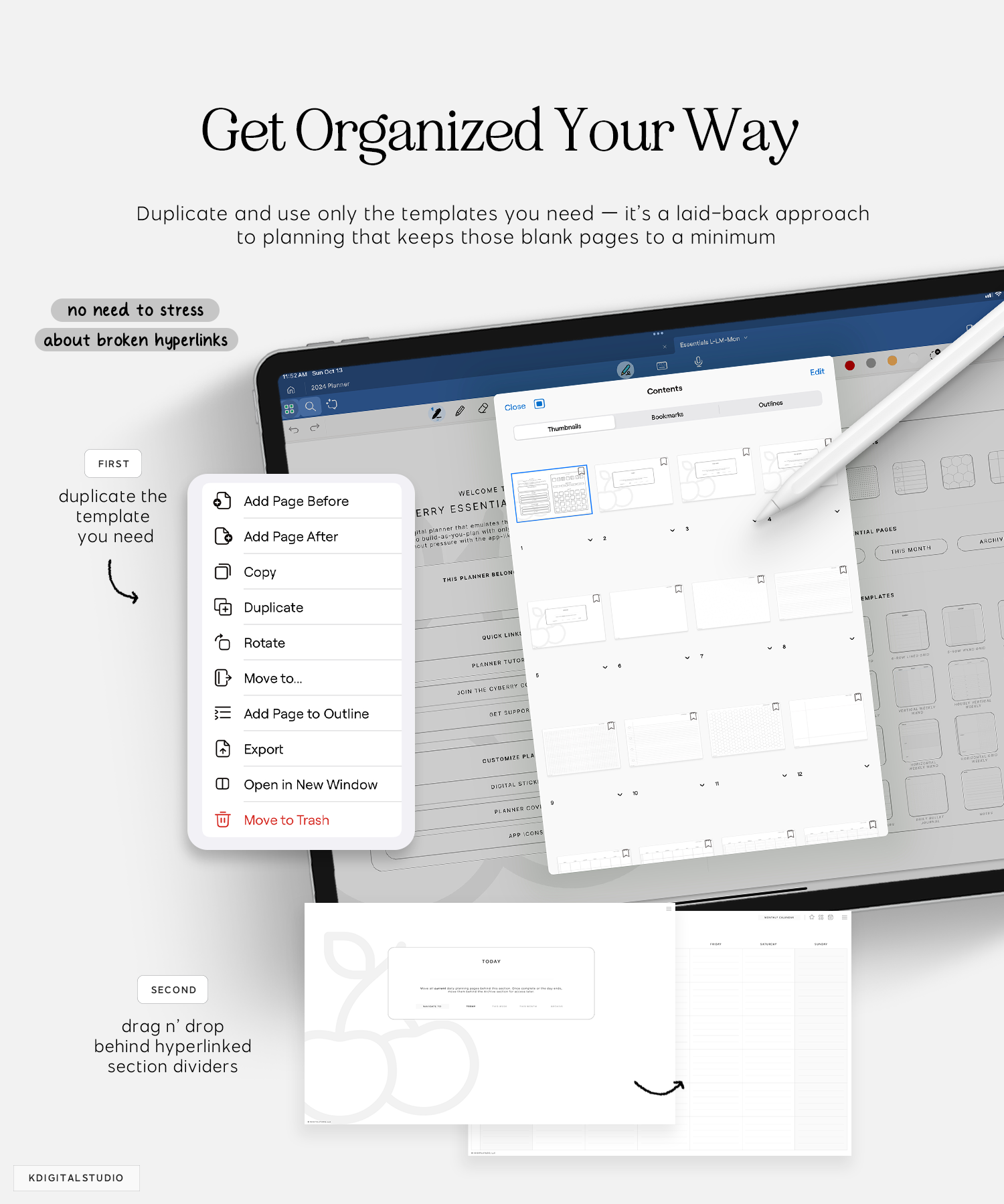 get organized your way with cyberry essentials planner