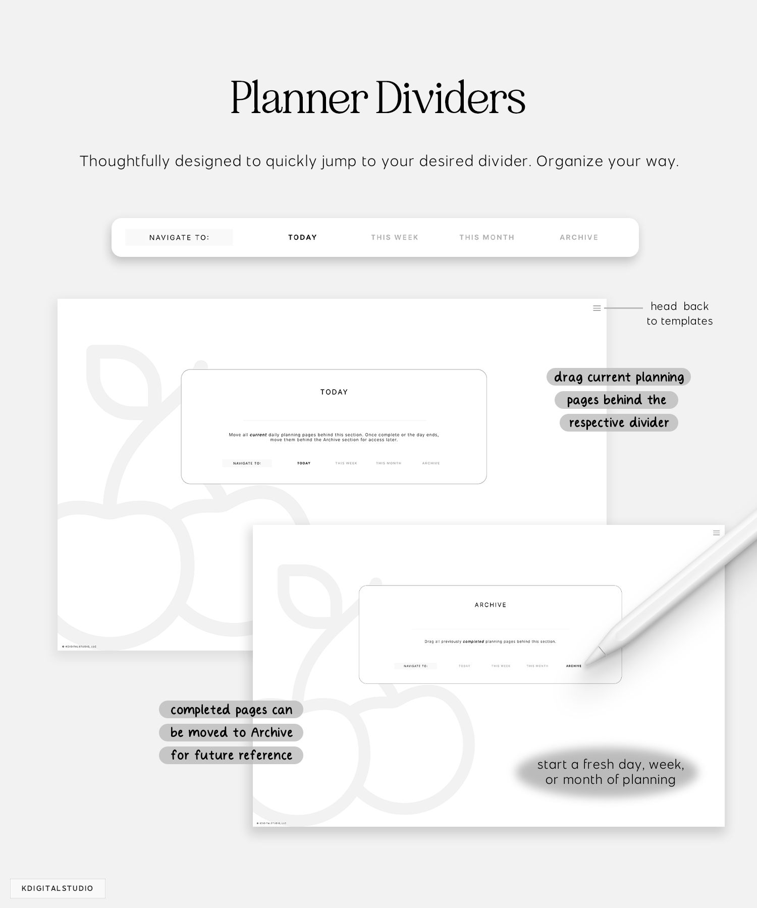 planner dividers in cyberry essentials planner