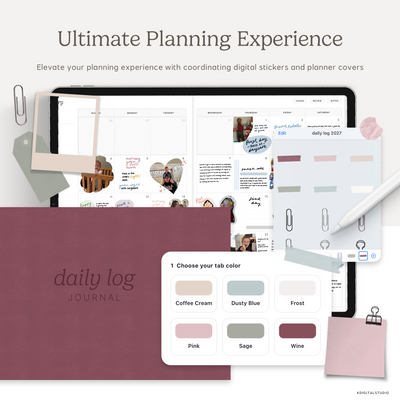 2027 Daily Log Planner KDigitalStudio