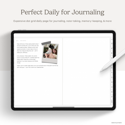 2027 Daily Log Planner KDigitalStudio