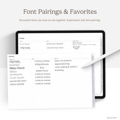 Digital Font Organizer