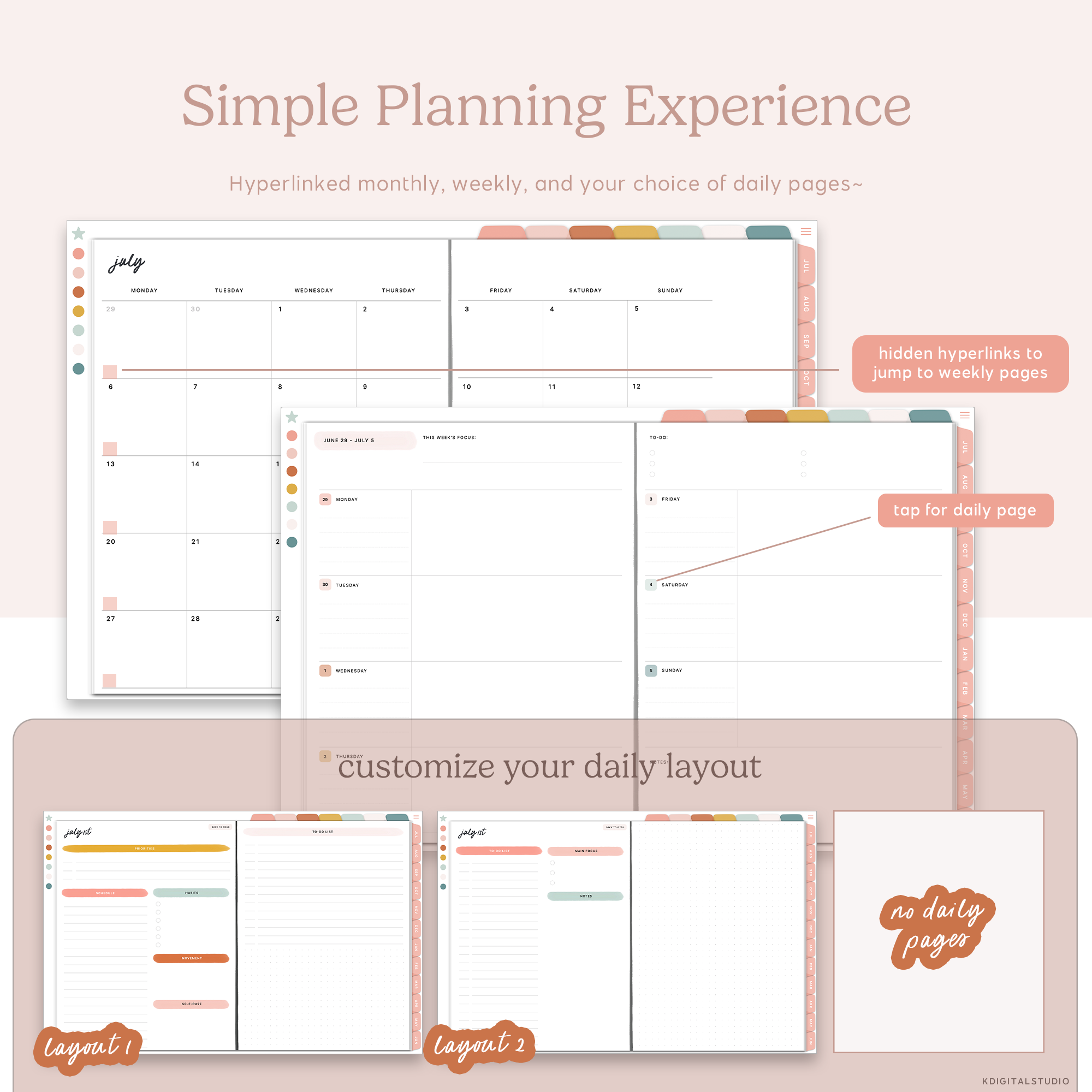 Mid-Year Everything Planner in Landscape (2026-2027) KDigitalStudio