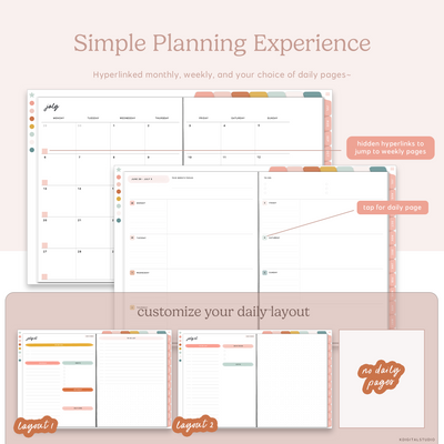 Mid-Year Everything Planner in Landscape (2026-2027) KDigitalStudio
