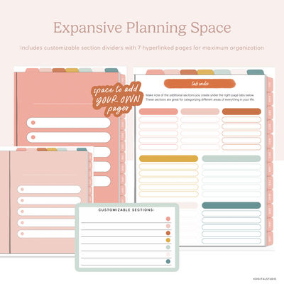 Mid-Year Everything Planner in Landscape (2026-2027) KDigitalStudio