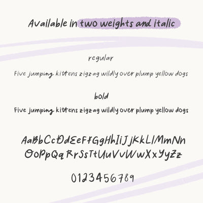 Hastily Handwritten Font Bundle KDigitalStudio