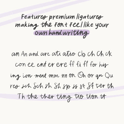 Hastily Handwritten Font Bundle KDigitalStudio