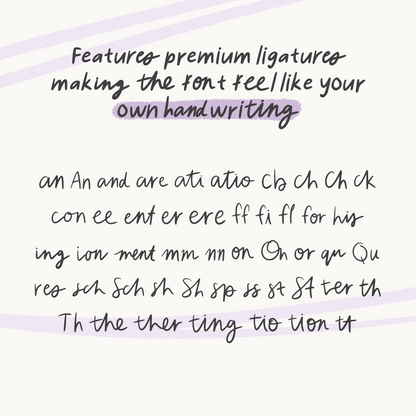 Hastily Handwritten Font Bundle