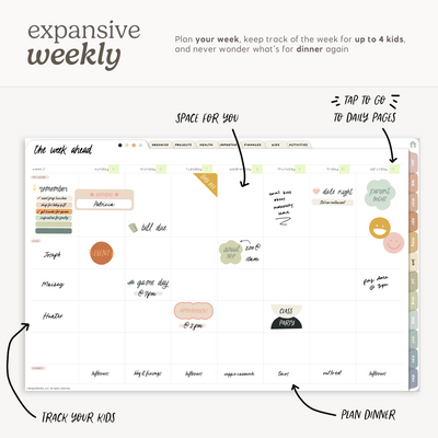 2027 Household Digital Planner KDigitalStudio