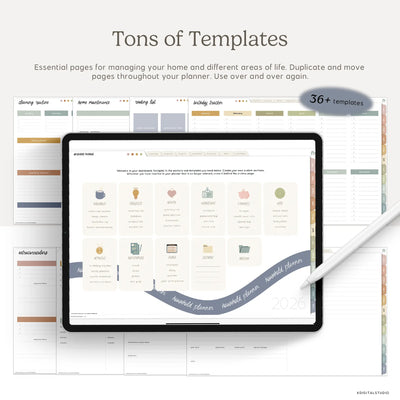 2026 Household Digital Planner KDigitalStudio