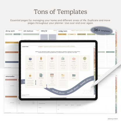 2026 Household Digital Planner