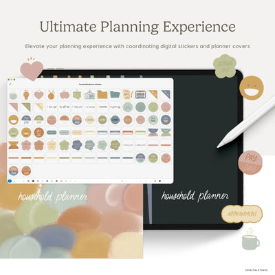 2026 Household Digital Planner KDigitalStudio