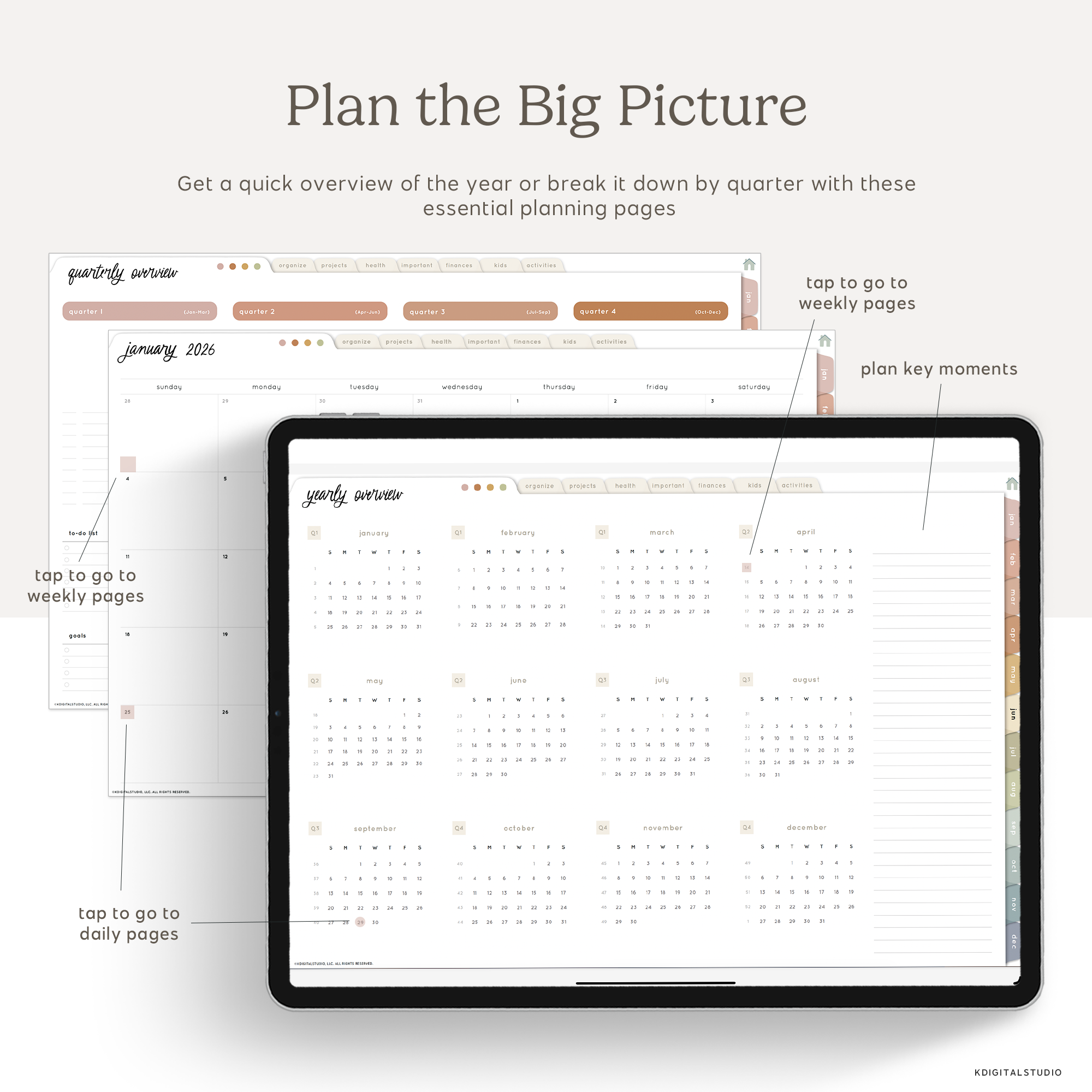 2026 Household Digital Planner