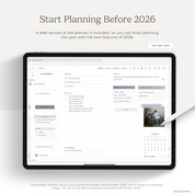 A mini version of the Cyberry digital planner is included so you can finish planning the year with the new features of 2026