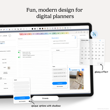 Liquid Glass Inspired Digital Stickers