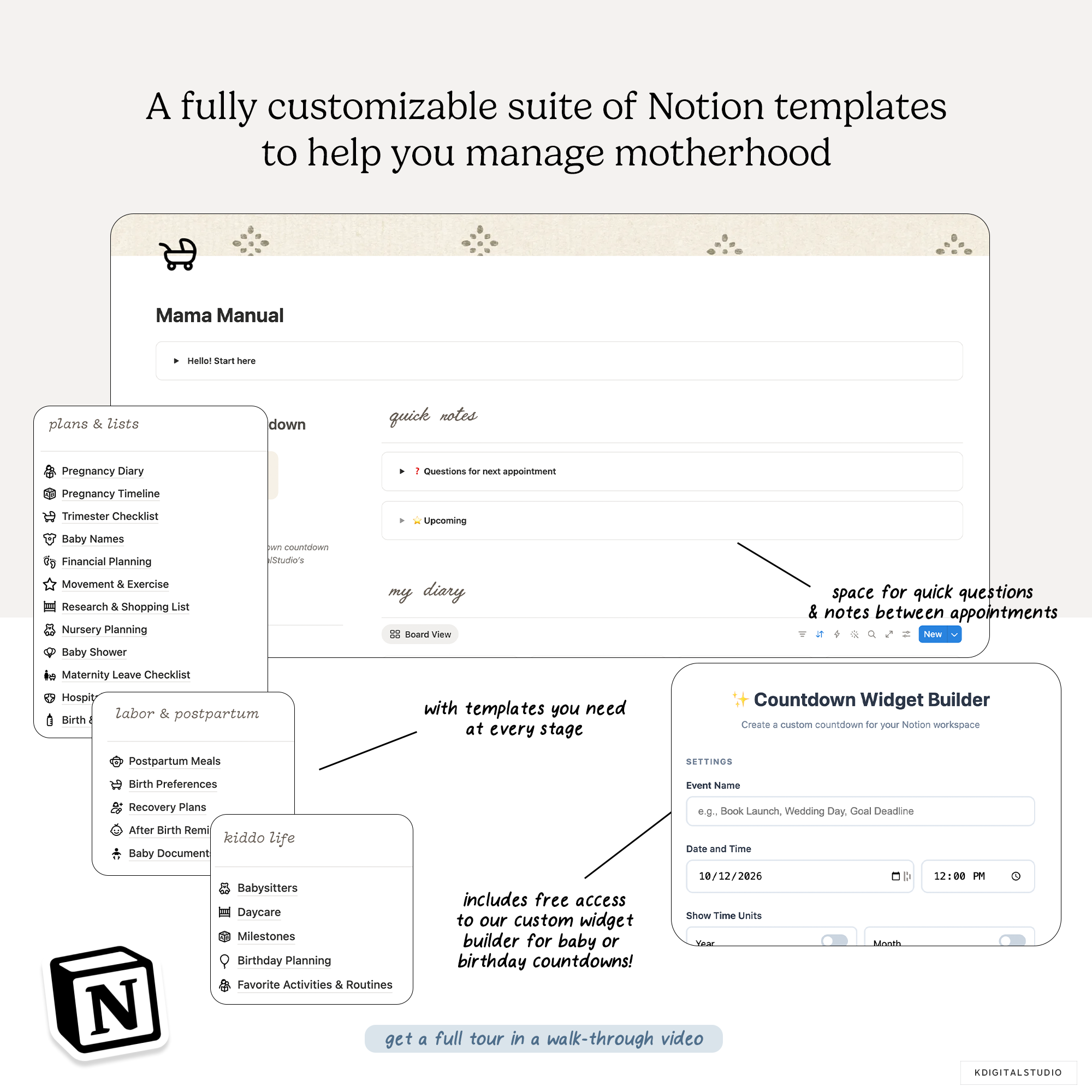 Mama Manual Notion System KDigitalStudio