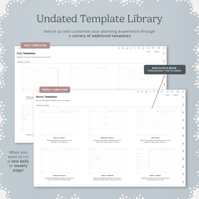 Cyberry Mid-Year Digital Planner in Landscape (2027-2027) KDigitalStudio