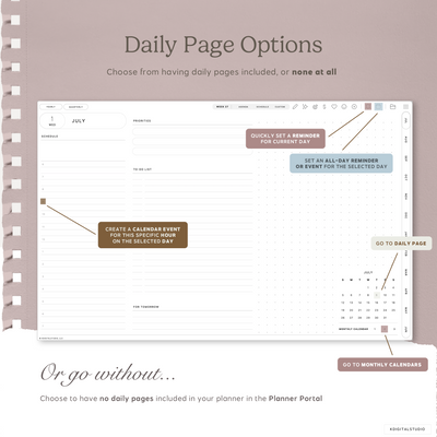 Cyberry Mid-Year Digital Planner in Landscape (2027-2027) KDigitalStudio