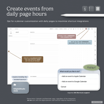 Cyberry Mid-Year Digital Planner in Landscape (2027-2027) KDigitalStudio