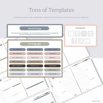 2026 Weekly Everything Planner in Morandi