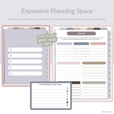 2026 Weekly Everything Planner in Morandi
