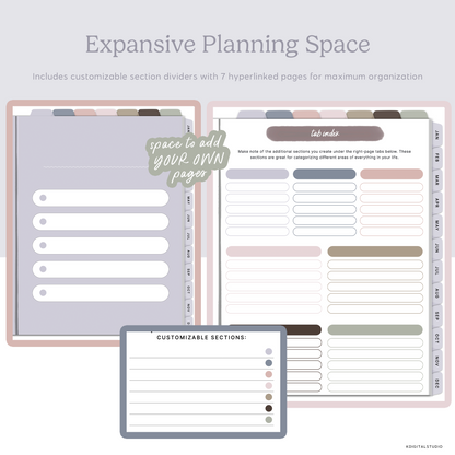 2026 Weekly Everything Planner in Morandi