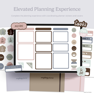 2026 Weekly Everything Planner in Morandi