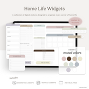 Home Life Widgets in Muted