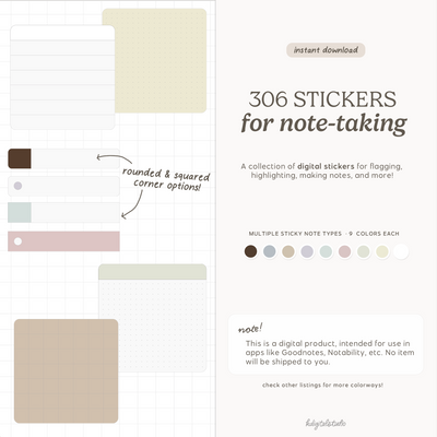 Sticky Notes, Flags, and Tags (Muted) KDigitalStudio