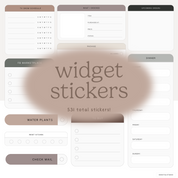 Home Life Widgets in Neutrals