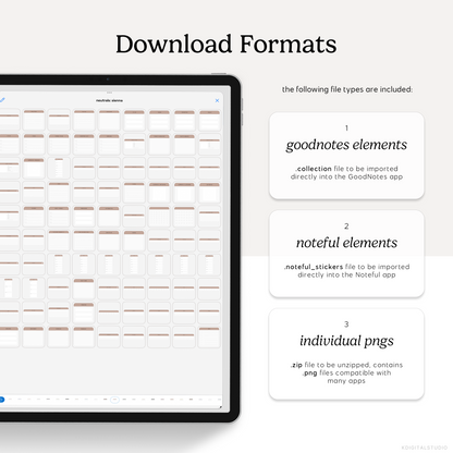 download formats for widgets digital stickers