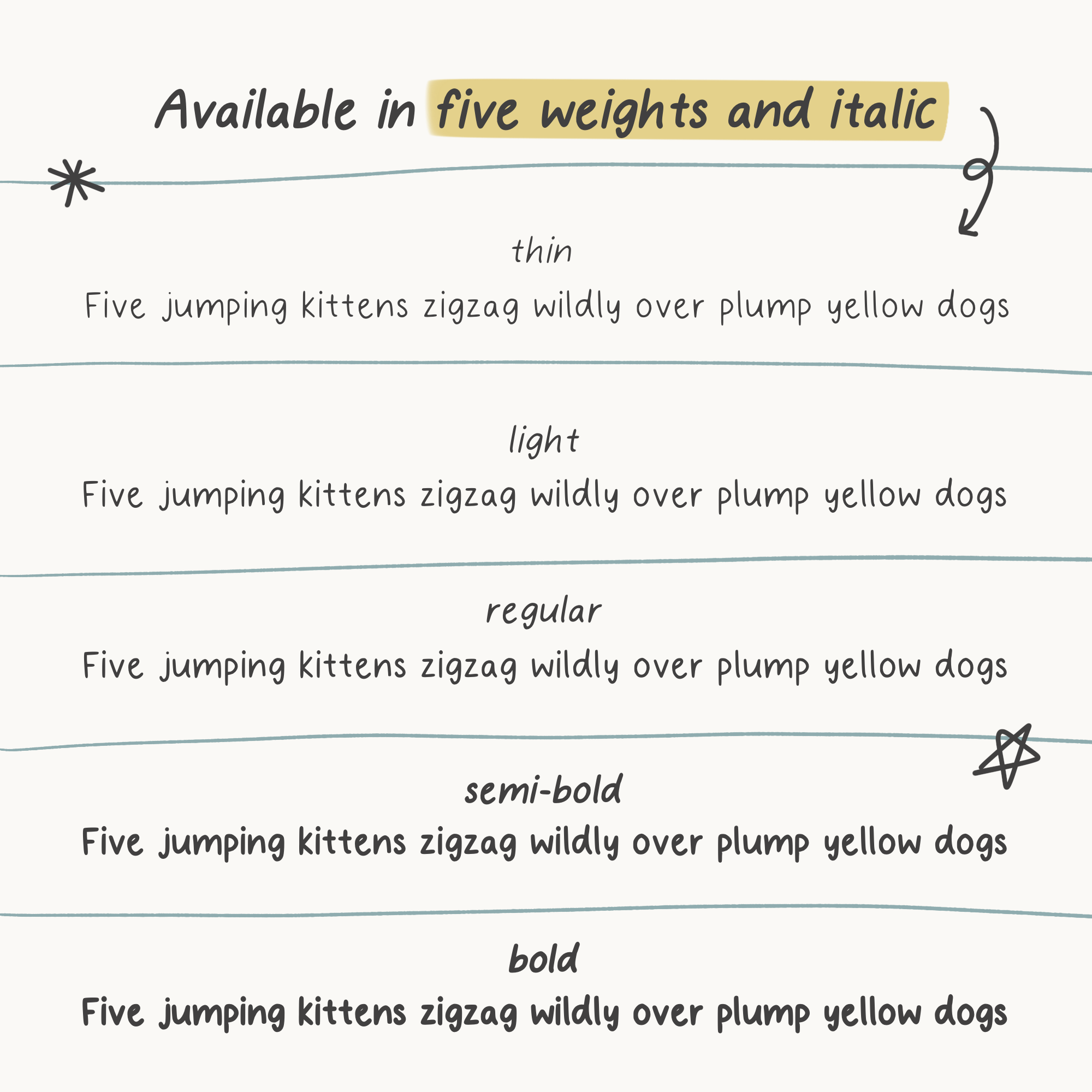 Noted Handwritten Font Bundle