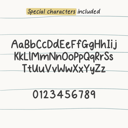 Noted Handwritten Font Bundle