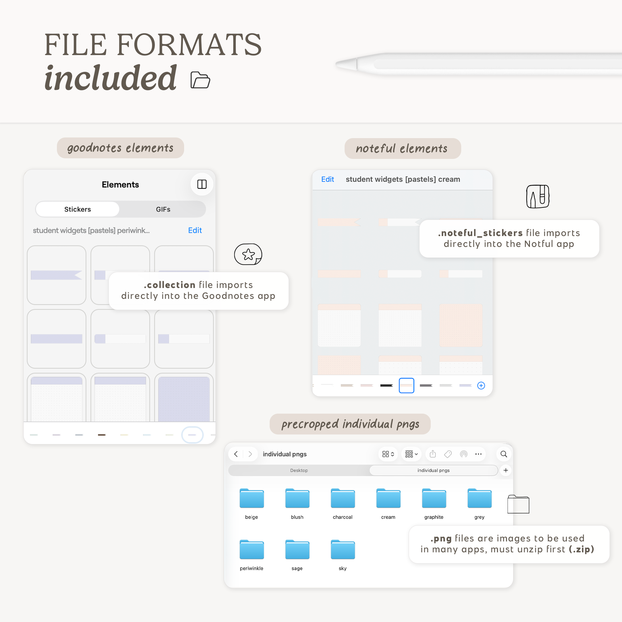 Sticky Notes, Flags, and Tags (Pastels) KDigitalStudio