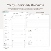 Cyberry 2026 Digital Planner in Portrait