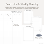 Cyberry 2026 Digital Planner in Portrait