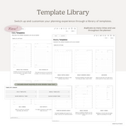 Cyberry 2026 Digital Planner in Portrait
