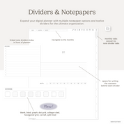 Cyberry 2026 Digital Planner in Portrait